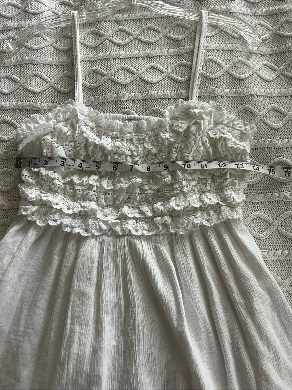 American Eagle Outfitters White Summer Mini Dress Lined Size Small - Picture 10 of 11